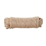 Corde torsadée en polypropylène beige Diall ø6 mm, 10 m