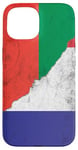 Coque pour iPhone 15 Drapeaux France & Madagascar - Français Madagascan