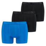 Puma Boxer Homme Lot De 3 - Microfibre, Sport Micorfiber Boxer Ecom Bleu/Noir S (Small)