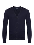 Polo Ralph Lauren Slim Fit Washable Wool V-Neck Cardigan Marinblå