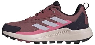 adidas Femme Terrex Anylander Rain.RDY Hiking Shoes Chaussures Basses Non liées au Football, Quiet Crimson/Silver Dawn/Pink Fusion, 40 2/3 EU