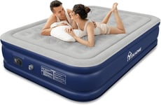 YITAHOME King Size Air Bed with Built-in Pump, Double Inflatable Air Mattress 3