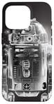 Coque pour iPhone 16 Pro Star Wars R2-D2 Retro Galaxy Noir