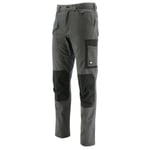 Caterpillar - Pantalon de travail homme Essentials Cargo 1810083 - Gris foncé / Noir - 40 - Jambes standards - Gris foncé / Noir