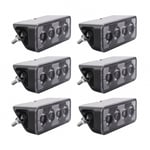 6-pack NIZLED Arbets-/skåpbelysning 24W (2800 lumen), arbetsljuspaket