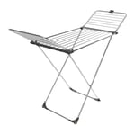 Vileda Max | Séchoir à Linge en Acier Inoxydable | Fils épais Anti-Plis | Grille en Aluminium | pour intérieur et extérieur | Pliable