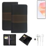 Phone Case + earphones for Samsung Galaxy C55 Wallet Cover Bookstyle protective