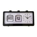 Mechanical Alarm Clock Novelty Flip Clock Desktop Digital Clock with9266