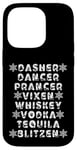 iPhone 14 Pro Dasher Dancer Prancer Vixen Spirits Funny Christmas List Case