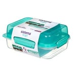 Sistema Lunch Stack Rectangle 1,8 l - 1 stk. Sistema to go Hjem & Fritid Matbokser plastikk Drikkeflasker og matbokser