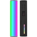 W200RGB Lampe vidéo LED portable rechargeable RGB Fill Light 2500K-9000K Dimmable 20 effets d'éclairage CRI95+ Écran LCD Dos magnétique avec mini