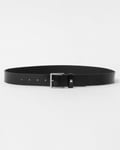 Boss Orange Ther-Flag-E_Sz35 Mens Leather Belt - Black - Size 40 inches