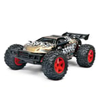 PPITVEQ Four-wheel Drive Charging Drift Racing 1:12 Ratio 2.4Ghz Remote Control Car, 35Km/H High Speed RC Car, Suitable for All Adults and Children (Color : Gold)