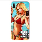 Unknown Case Compatible with Huawei GTA Grand Theft Auto Video Games Consoles Vice City San Andreas Silicone Case