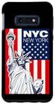 Coque pour Galaxy S10e Cool New York Statue of Liberty, This is My New York City