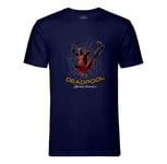 T-Shirt Homme Col Rond Spideman Deadpool Parodie Film Series Marque