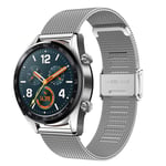 Strap for Galaxy Watch3 45mm/Huawei Watch GT 46mm Band, 22mm Stainless Steel Watchband Quick Release Strap Bracelet for Galaxy Watch 46mm/Gear S3 Frontier/Classic/Huawei Watch GT 2 46mm