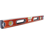 Bahco 466-800-M Magnetic Spirit Level with 3 Vials ±0.5 mm/m, Orange/Silver/Grey