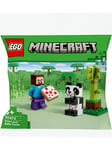 LEGO Minecraft 30672 Steve og pandaunge