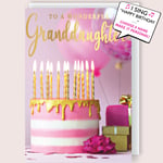 Wonderful Granddaughter Musical Birthday Card Singing Happy Birthday To You Oliv