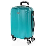 ITACA - Valise Cabine 55x40x20, Valise Cabine, Valise À roulettes, Valise Roulette, Valise Rigide, Résistant, Légère, Vert Menthe