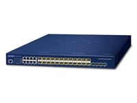 Planet Layer 3 16-Port 100/1000X Sfp, Hanterad, L3, 10G Ethernet (100/1000/10000), Full Duplex, 1U