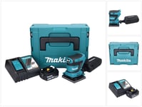 Makita DBO 480 RT1J akku-epäkeskohiomakone 18 V 112 x 102 mm + 1x akku 5,0 Ah + laturi + Makpac