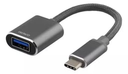 DELTACO USB-C 3.1 GEN 1 TO - USB-A OTG SOVITIN