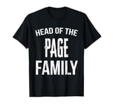 Head Of The Page Family Reunion T-Shirt