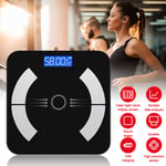 Digital Bathroom Scales Weighing Bluetooth Smart App Body Fat BMI Monitor 400lbs