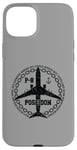 Coque pour iPhone 15 Plus P-8 Poseidon Avion militaire style vintage avant et arrière