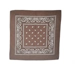 Bandana Paisley mönster Brun