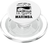 Funny Marimba Instrument Pun for a Marimba Player PopSockets PopGrip for MagSafe