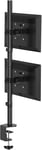 Monitor Mount - Dual Monitor Desk Mount VESA Bracket (Dual Vertical Monitor)