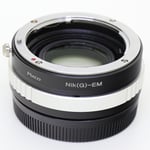 Focal Reducer Speed Booster 0.72x Adapter Nikon F G lens to Canon EOS M EF-M M10