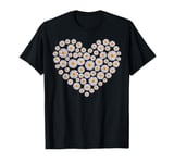 Daisy Heart Flower Design for Valentines Day, Mothers Day, T-Shirt