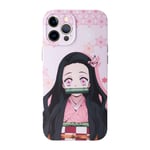 Crazynekos Demon Slayer Tanjirou Nezuko Zenitsu Inosuke Soft Shell Phone Case Cover For All Iphone Case Type Iphone 11 12 Pro Max 7 8 se X XR XS Max (For iphone 12,Nezuko)