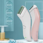 USB Women Waterproof Electric Body Hair Removal Machine Devices With Base GF0