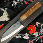 Japanilainen Santoku-veitsi Daisuke Nishida Shirogami Bocote DN-11219BGA 16cm