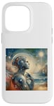 Coque pour iPhone 14 Pro Max Leonardo Da Vinci Robot Femme