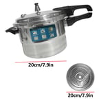 3/5 LItre Home Duel Handle aluminum Pressure Cooker Kitchen Catering Cookware UK