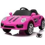 Berghoff - Voiture Électrique pour Enfants de Style Porsche 911 12V - Rose