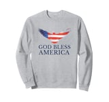 Patriotic USA God Bless America Patriot Veteran Sweatshirt