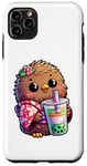 iPhone 11 Pro Max Kiwi Bird Drinking Bubble Tea Japanese Kimono Case