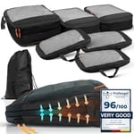 Compression Packing Cubes for Suitcases - Travel and Cruise Essentials, Organiser Bags, Packing Cubes for Travel - Packing Cubes Compression Set - Packing Cubes for Suitcases Compression Cubes