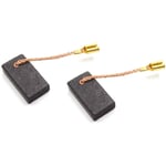 Vhbw - 2x balai de charbon, charbons pour moteur électrique 5mm x 10mm x 16mm pour divers moteurs électriques, moteurs d'outil, meuleuse d'angle