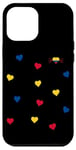 Coque pour iPhone 14 Pro Max Colombian Heart Pride National Colors Love