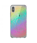 Coque Iphone XR mandala arc en ciel multicolor