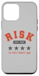 Coque pour iPhone 12 mini Risk The World Conquest Game Est. 1957 Retro Logo