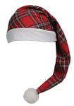 Adults Royal Stewart Tartan Night Cap Burns Night Christmas Fancy Dress Hat